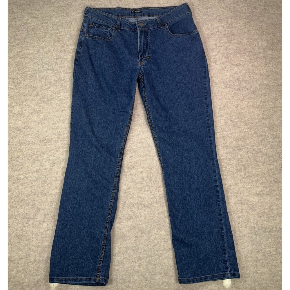 Origin USA Maine Jeans Mens 34x30 Straight Fit Blue Delta Flex D68 Denim Stretch